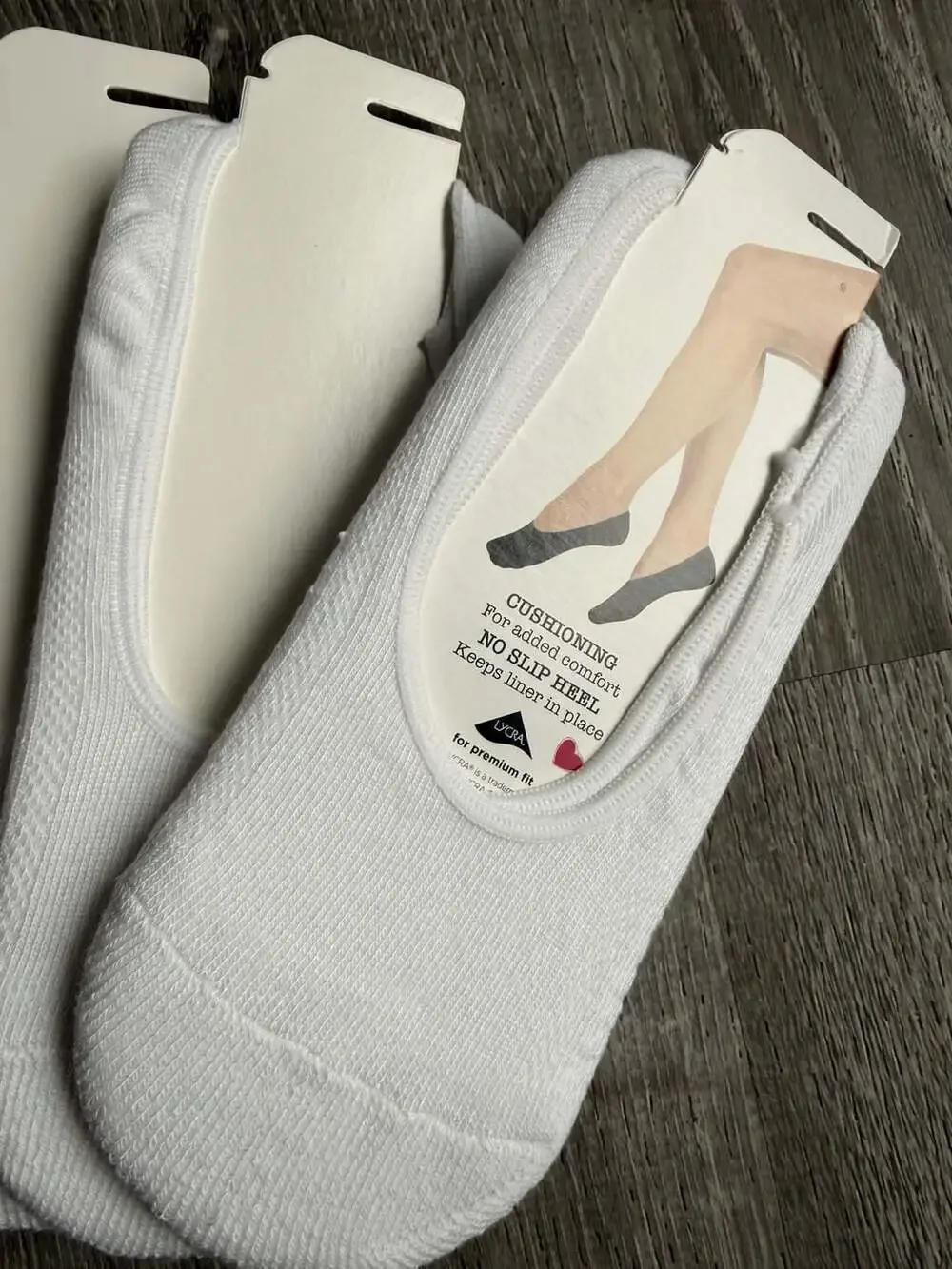 Unbranded Women's No-Show Cushioned Footie Liner Socks with Non-Slip Heel (5-Pac